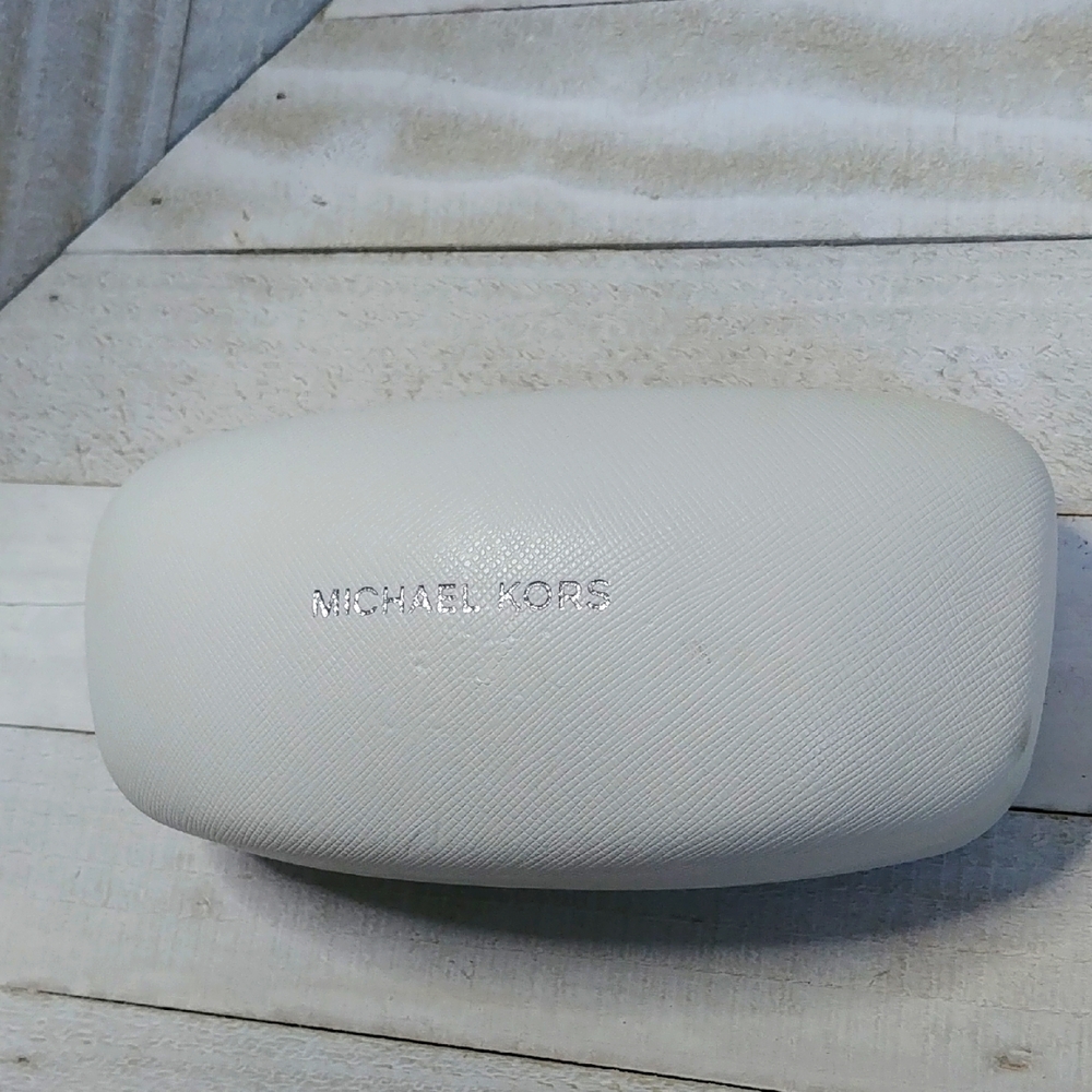 Michael Kors White Oversized Sunglasses Case